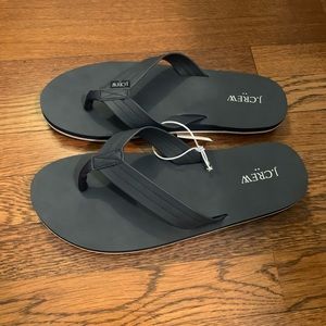 J Crew Navy Double-layer flip-flops - Size 11